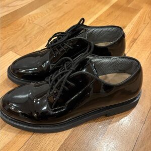 Propper Men's Black Patent Lace-Up Oxfords